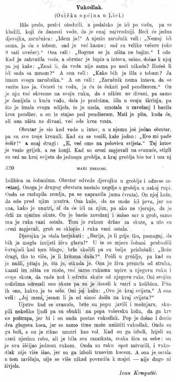 Vukodlak Liki Osik1917